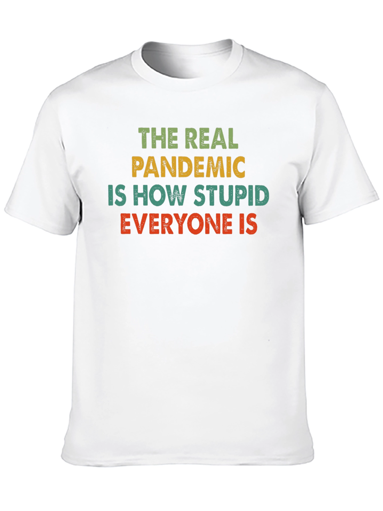 The Real Pandemic Graphic Tee - Unisex Cotton T-Shirt