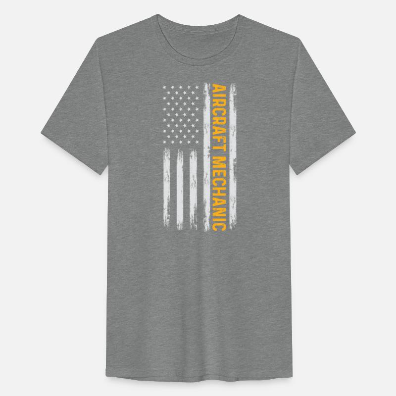 Aircraft Mechanic USA Flag Airplane Gift