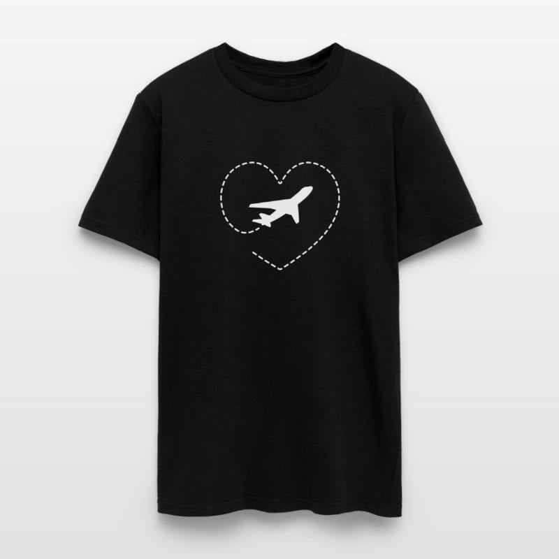 Airplane Heart Broken Line Cool Gift Idea