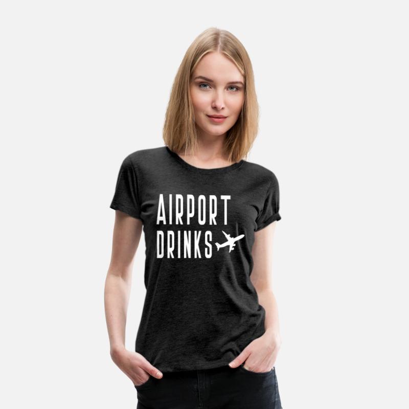 Airport Drinks Vaca Honeymoon Vacation Trip Airpla