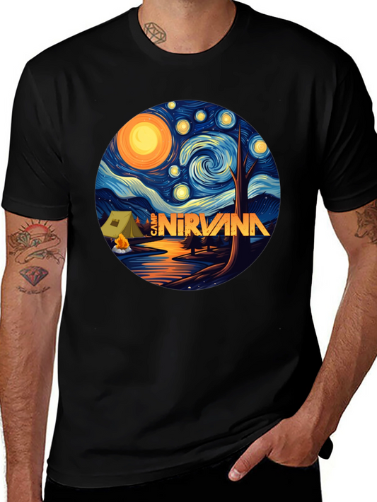 Camp Nirvana Starry Night T-Shirt