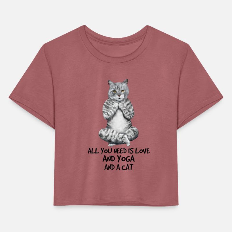 ALL YOU NEED IS LOVE AND YOGA AND A CAT