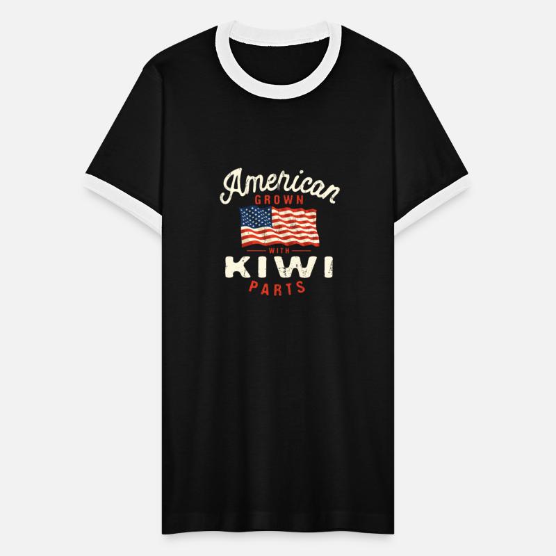 American Grown with Kiwi Parts Patriotic Nationali