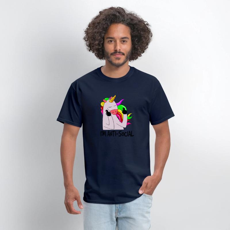 Anti Social, Unicorn, Funny Unicorn