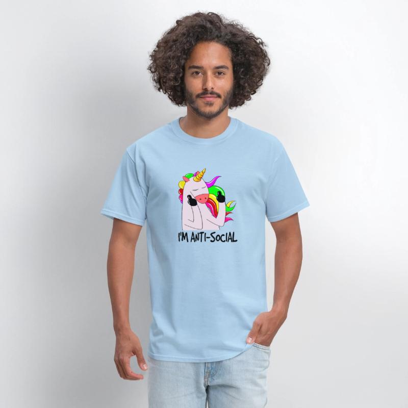 Anti Social, Unicorn, Funny Unicorn