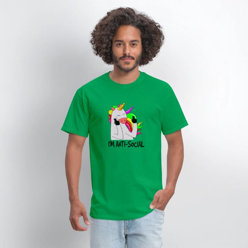 Anti Social, Unicorn, Funny Unicorn