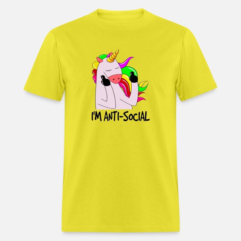 Anti Social, Unicorn, Funny Unicorn