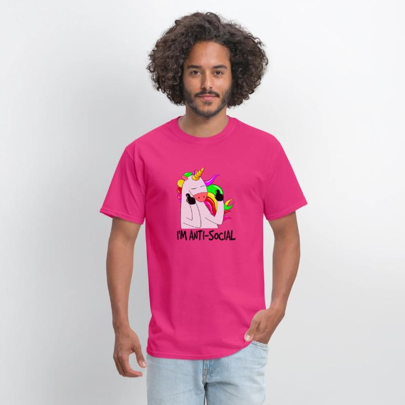 Anti Social, Unicorn, Funny Unicorn