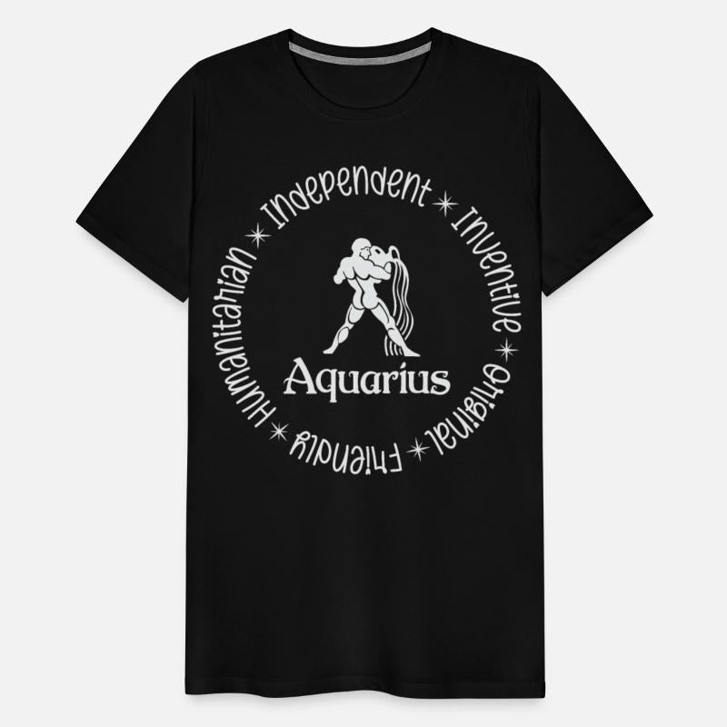 Aquarius Zodiac Sign Independent Original Active