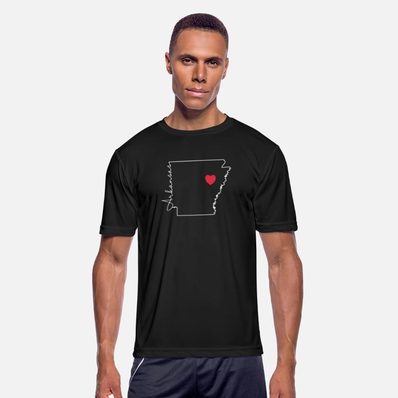 Arkansas Map Outline me Heart USA America