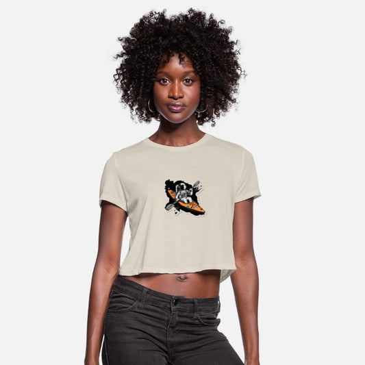 Astronaut Kayak Adventure in deep abyss