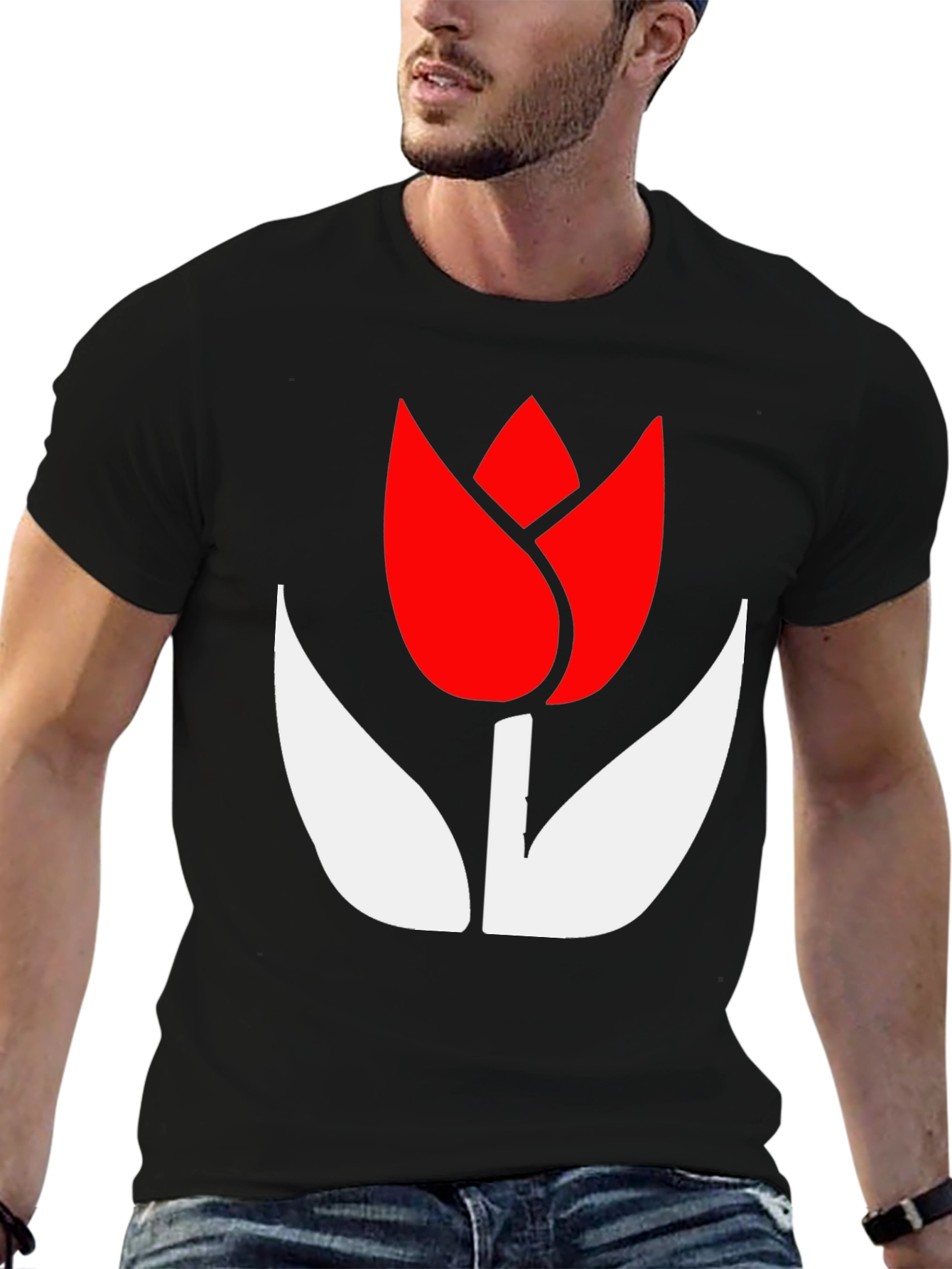 Black Tulip Graphic Tee