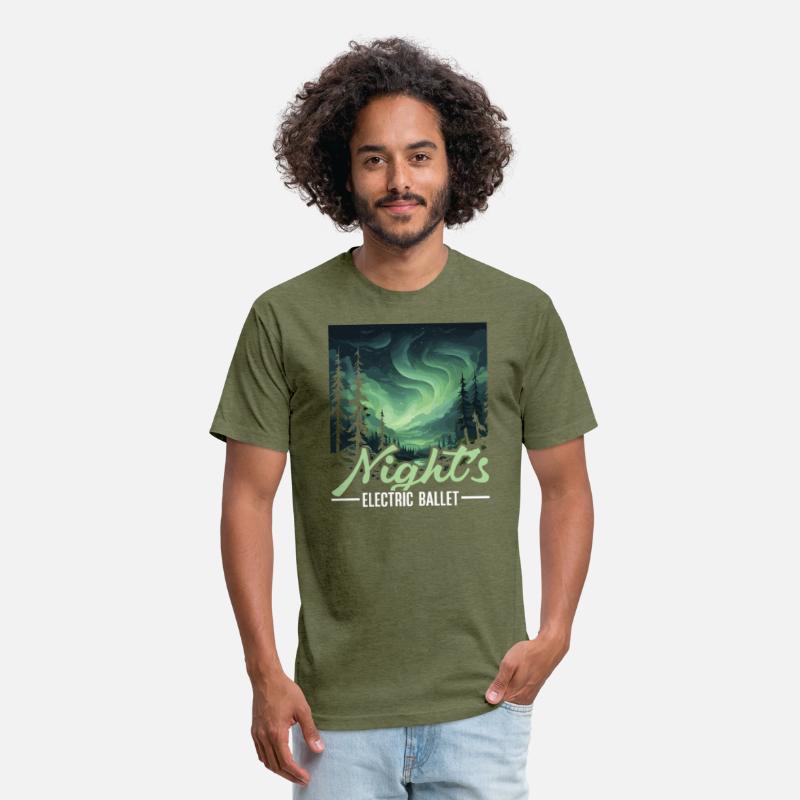 Aurora Borealis Dark Sky Nature Light Display