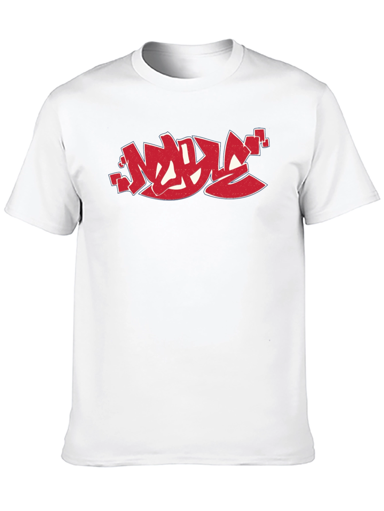Graffiti Style Graphic Print T-Shirt