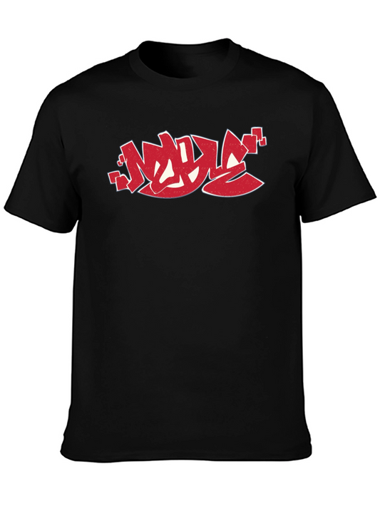 Graffiti Style Graphic Print T-Shirt