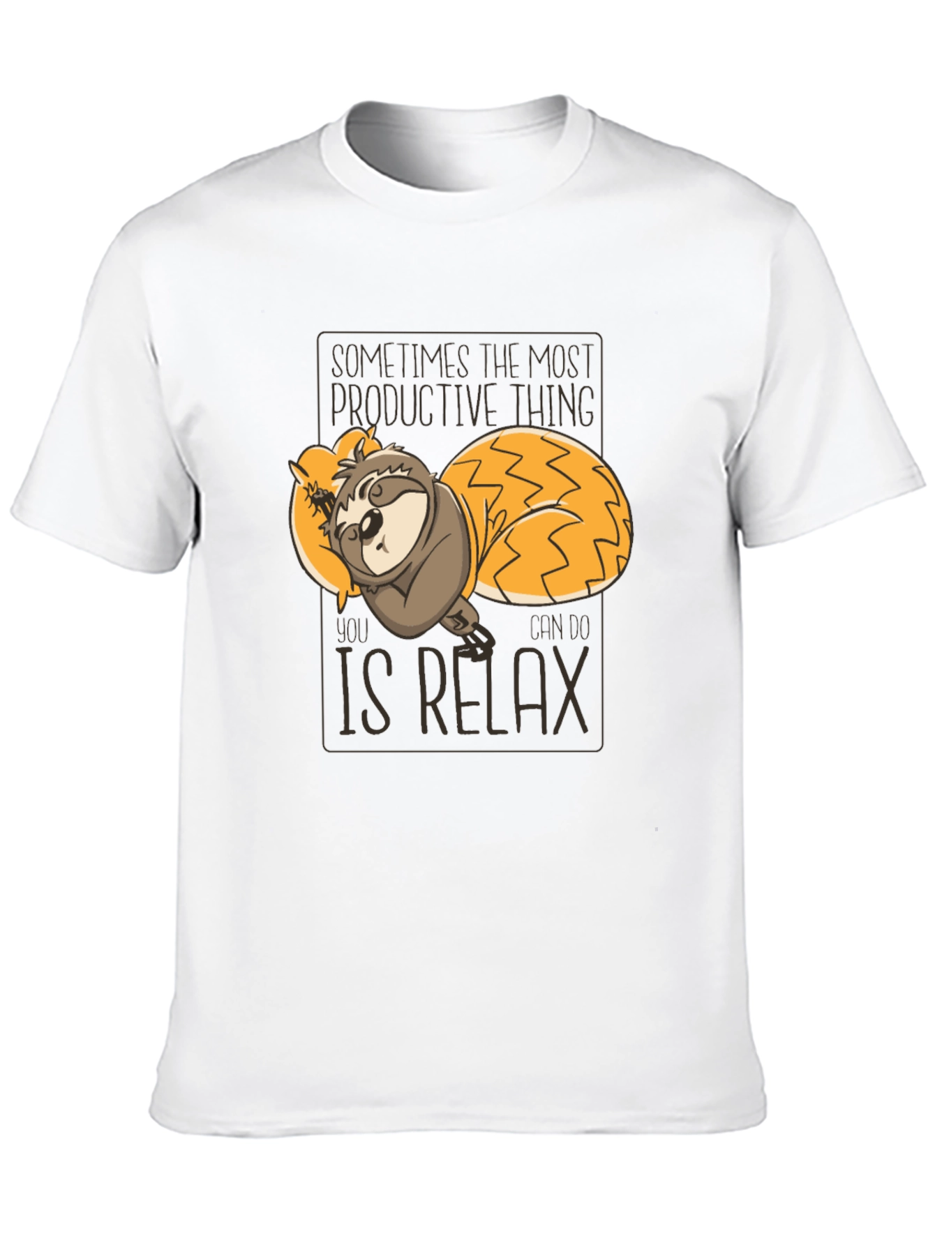 Relax Sloth Graphic Tee - Comfortable & Stylish