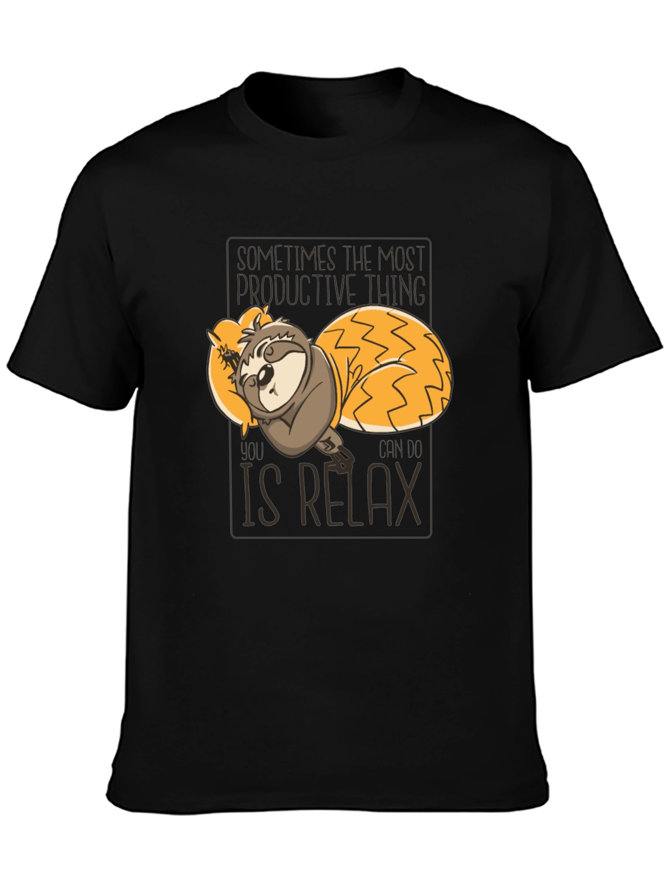 Relax Sloth Graphic Tee - Comfortable & Stylish