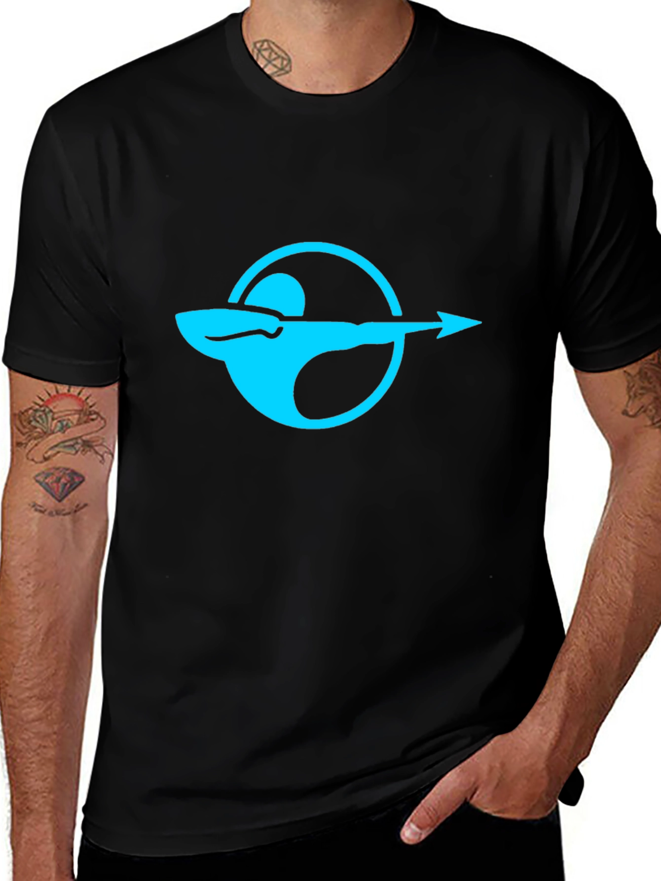 Archer Logo Black T-Shirt