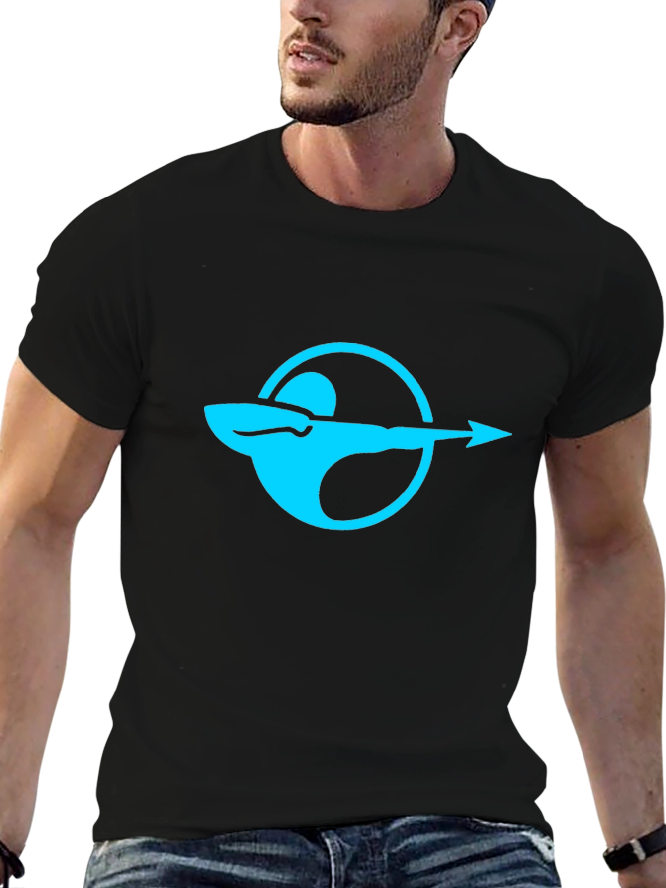 Archer Logo Black T-Shirt