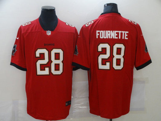 Men's Tampa Bay Buccaneers Leonard Fournette #28 Red Game Jerseys