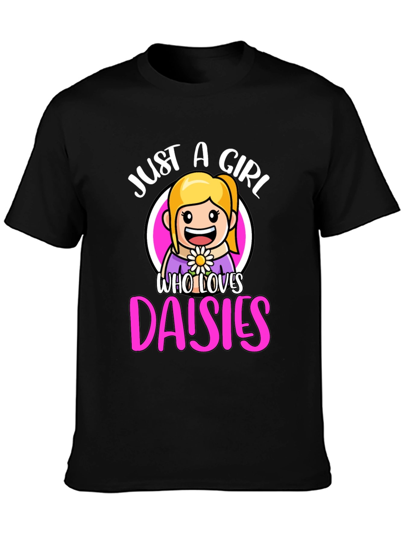 Just A Girl Who Loves Daisies T-Shirt