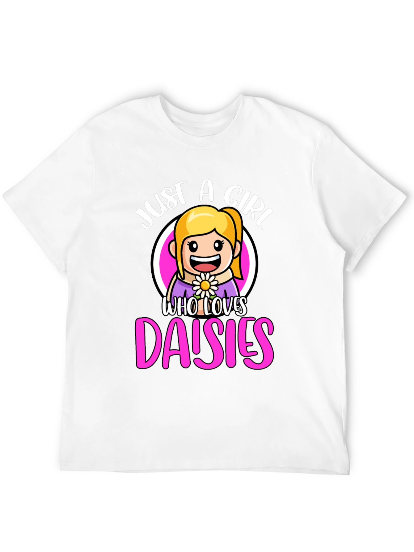 Just A Girl Who Loves Daisies T-Shirt