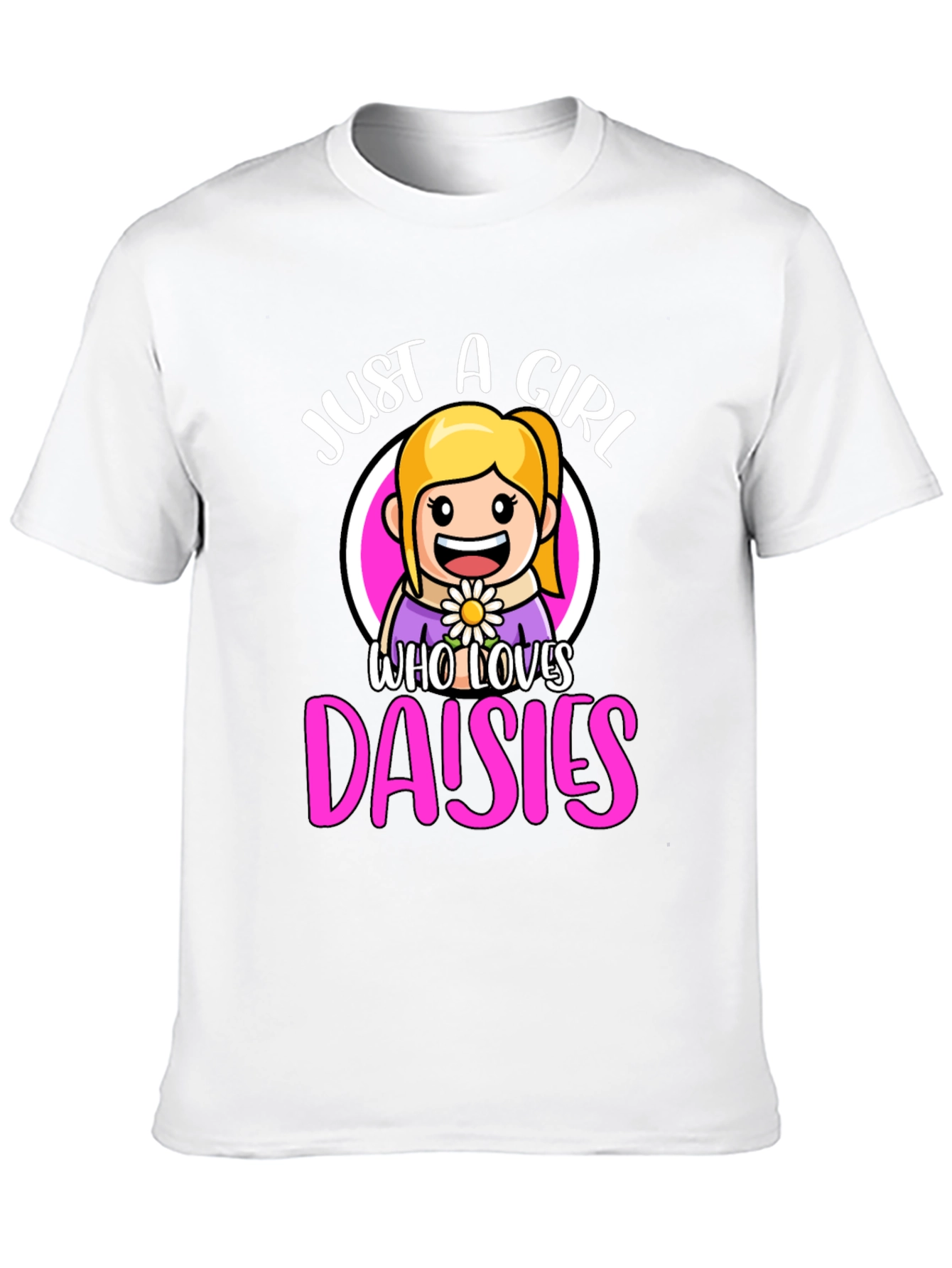 Just A Girl Who Loves Daisies T-Shirt