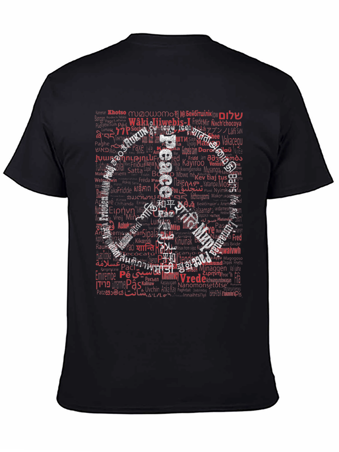 Peace Around the World Graphic T-Shirt