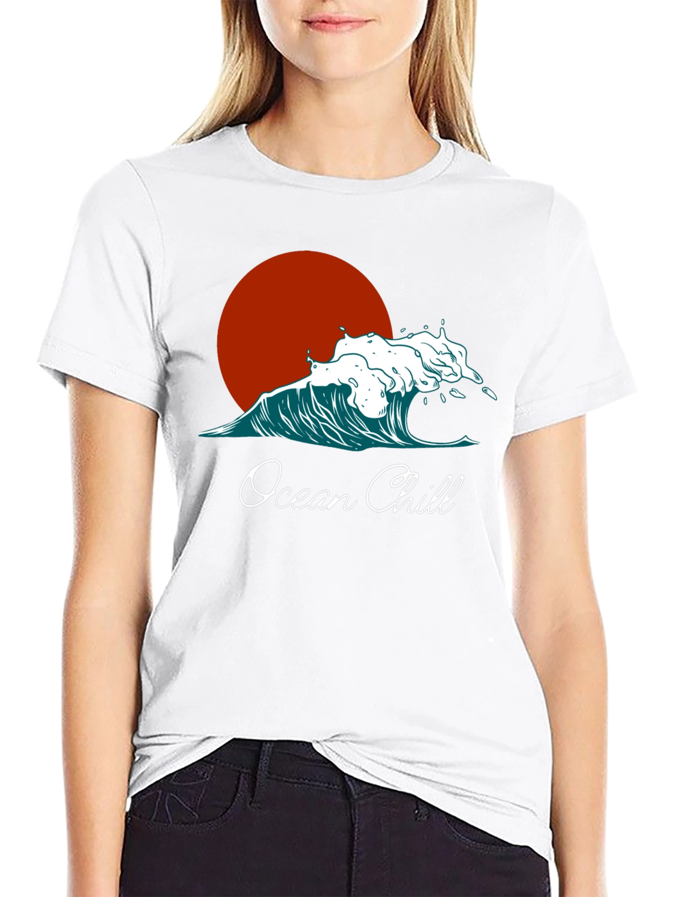 Ocean Chill Graphic Tee - Relaxed Fit