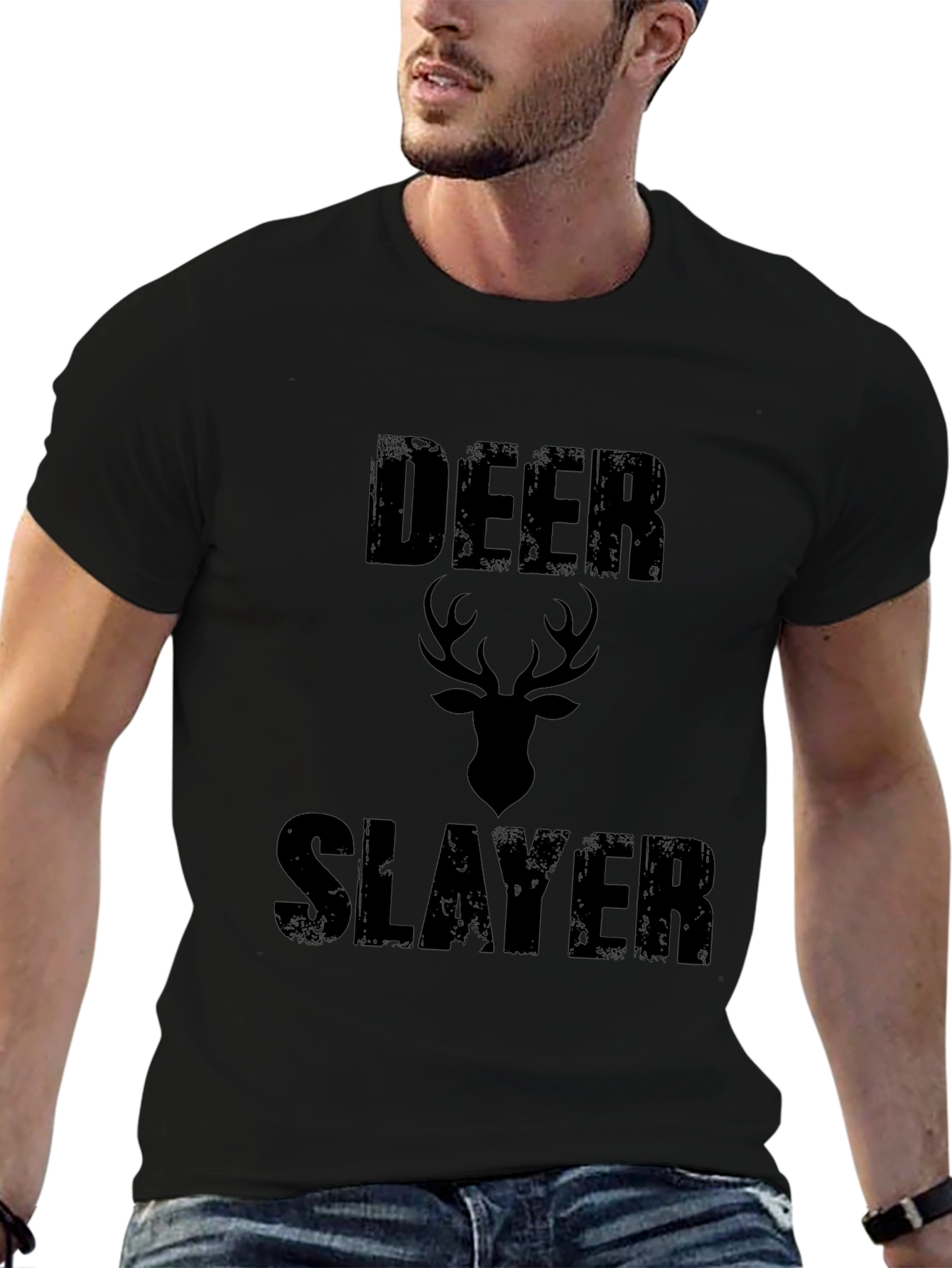 Deer Slayer Graphic T-Shirt - Hunting Season