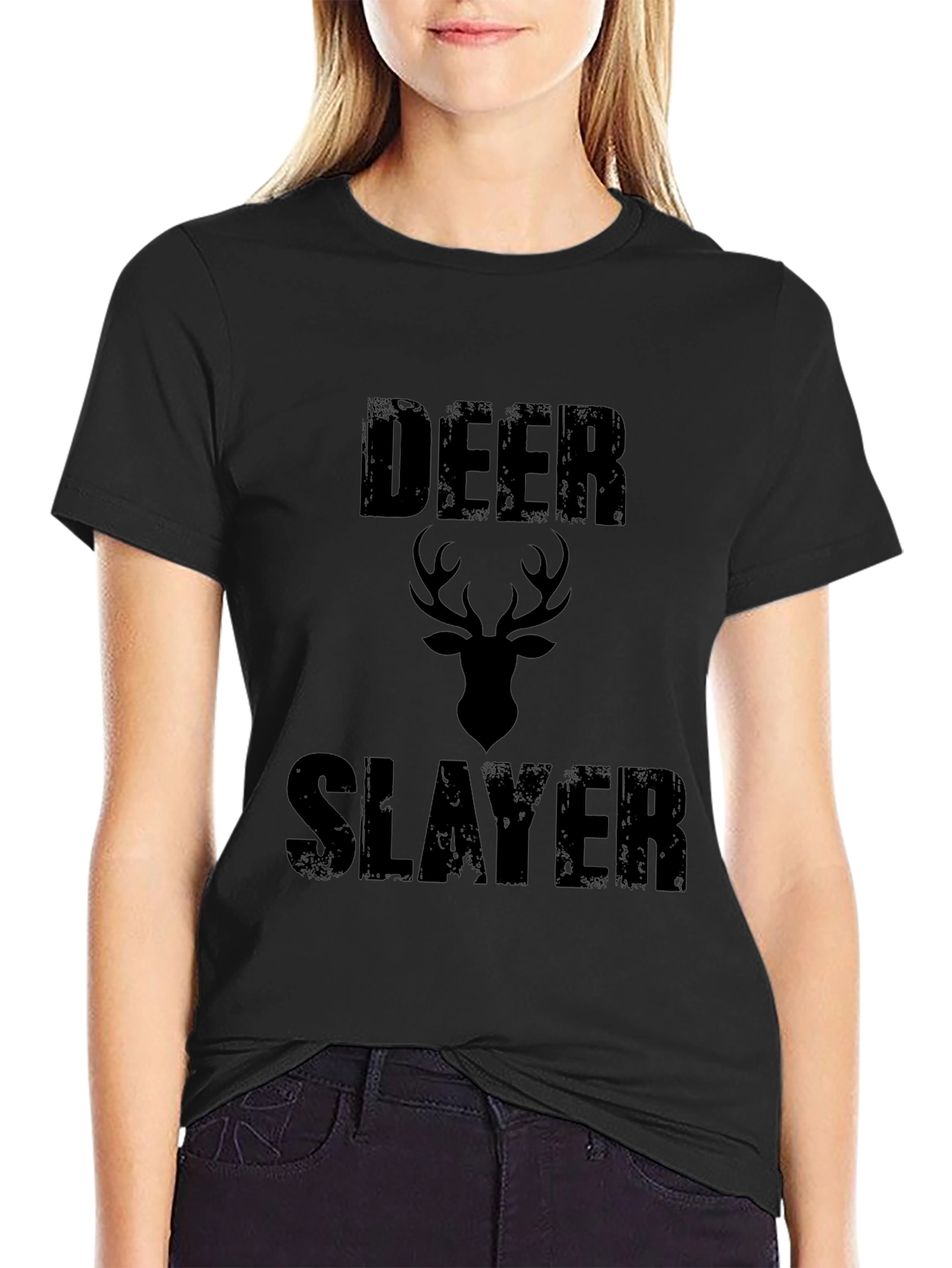 Deer Slayer Graphic T-Shirt - Hunting Season