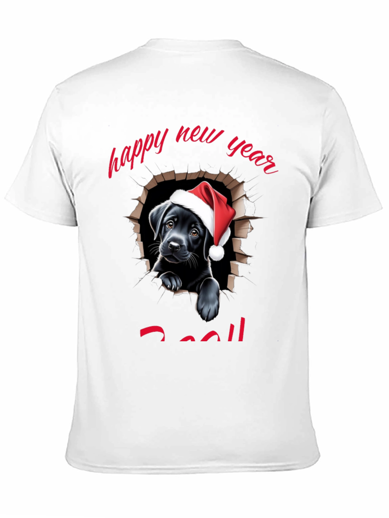 Happy New Year Dog T-Shirt