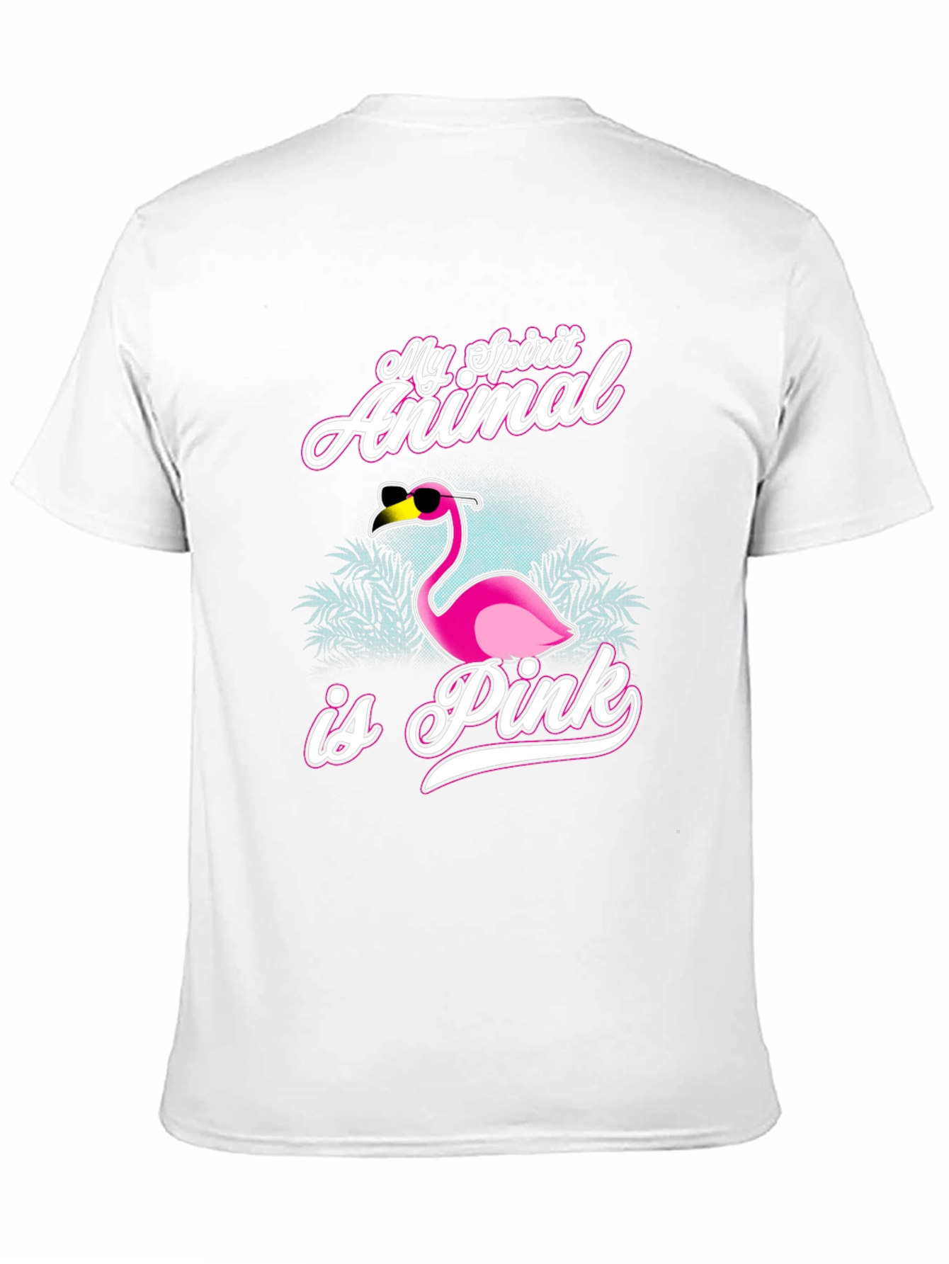 My Spirit Animal is Pink Flamingo Graphic Tee