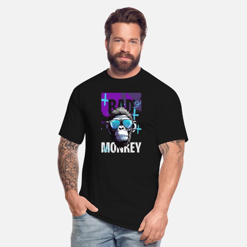 Bad Monkey Attitude – Cool Gorilla Shades Graphic