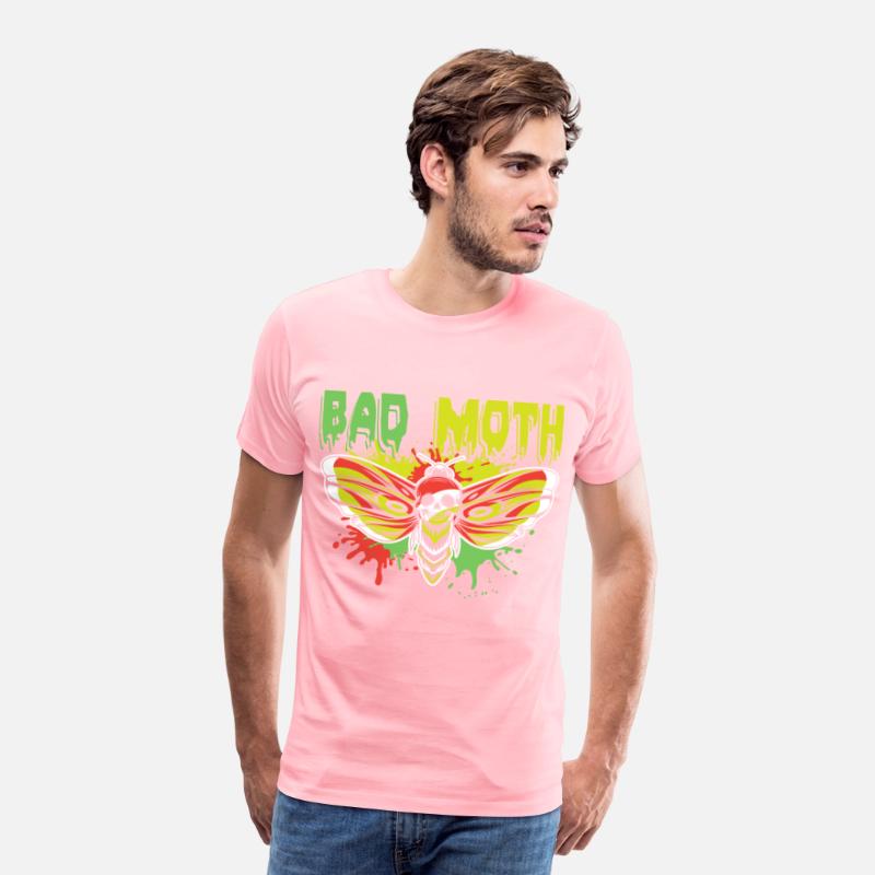 Bad moth | fancy skull colored moth art