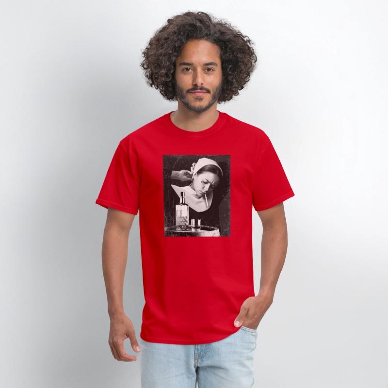 Bad Nun Whiskey and Zigarette Retro Design