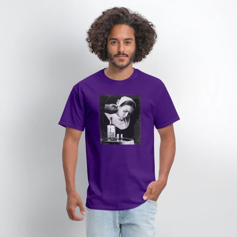 Bad Nun Whiskey and Zigarette Retro Design