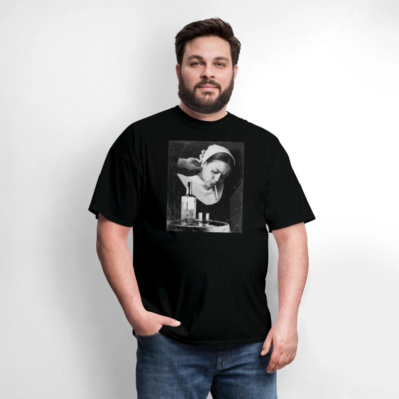 Bad Nun Whiskey and Zigarette Retro Design