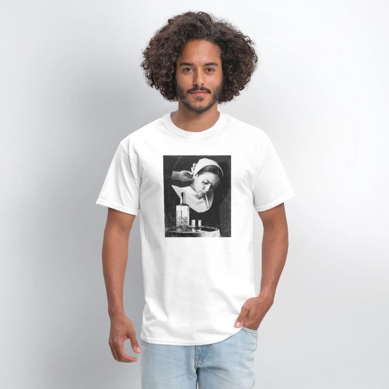 Bad Nun Whiskey and Zigarette Retro Design