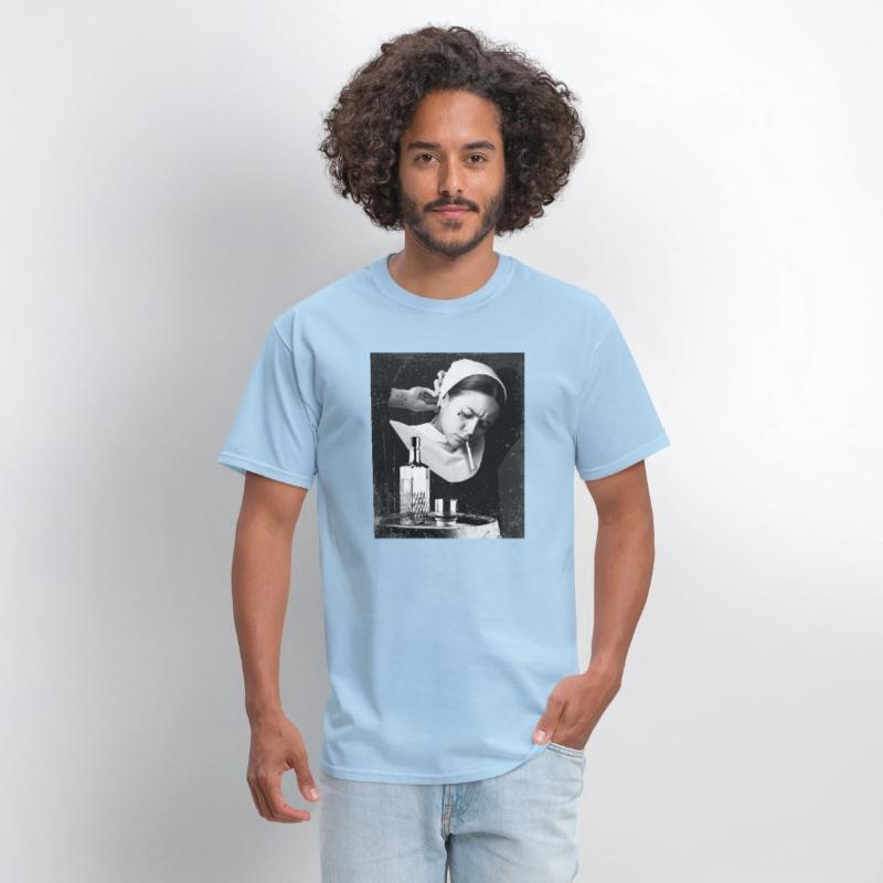 Bad Nun Whiskey and Zigarette Retro Design