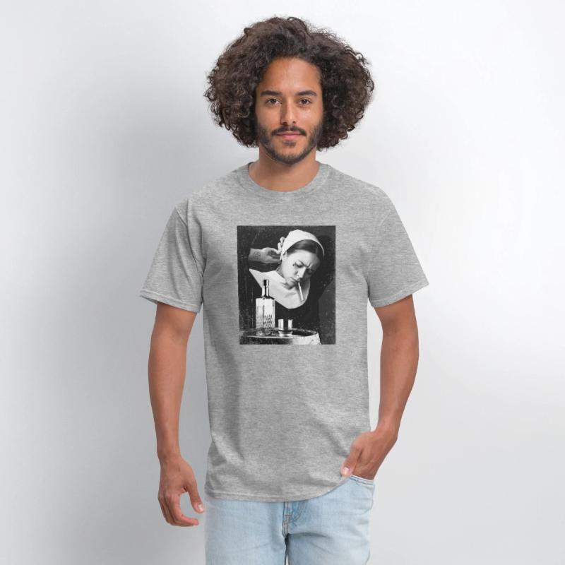 Bad Nun Whiskey and Zigarette Retro Design