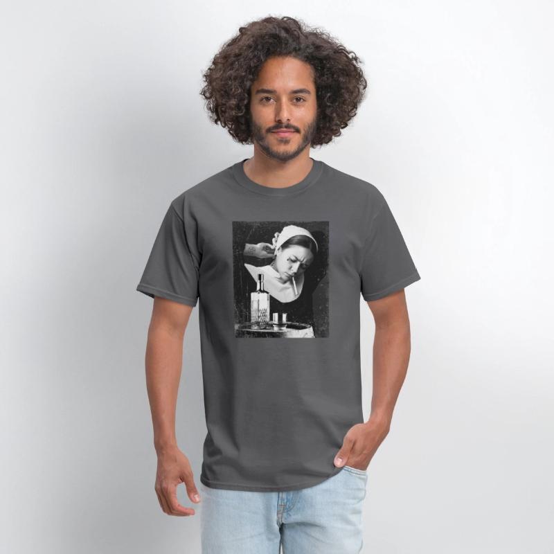 Bad Nun Whiskey and Zigarette Retro Design