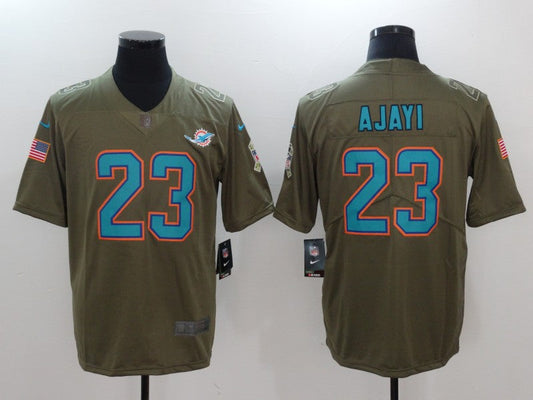 Men's Miami Dolphins Jay Ajayi #23 Brown Game Jerseys