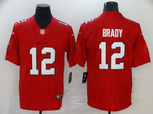 Men's Tampa Bay Buccaneers Tom Brady #12 Red Game Player Jerseys