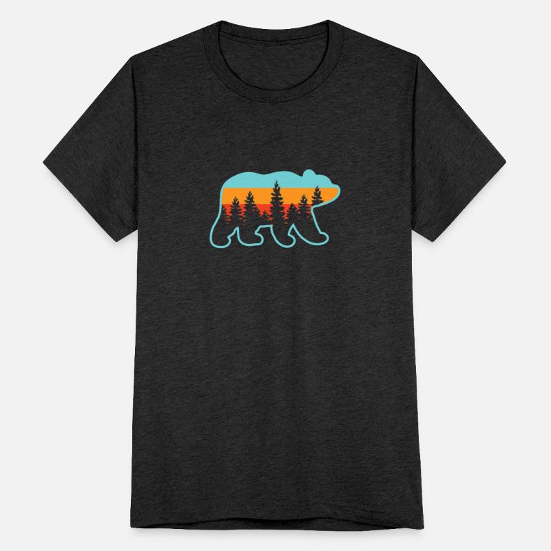 Bear Mountain Scene Cute Wildlife Camping