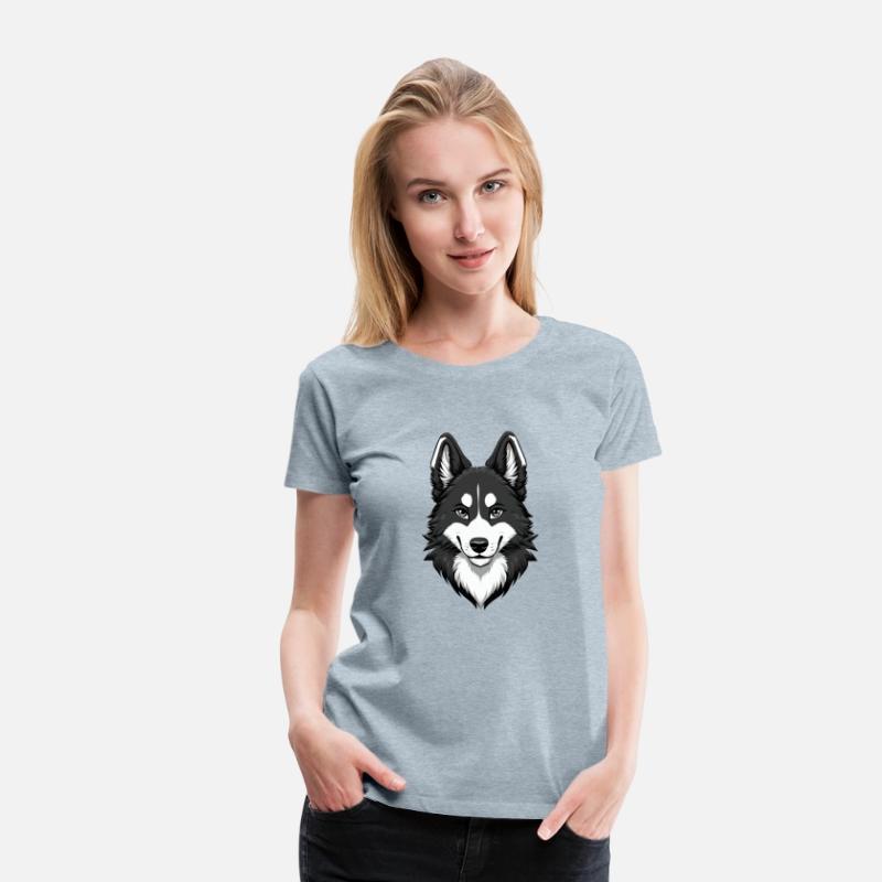 beautiful dog head
