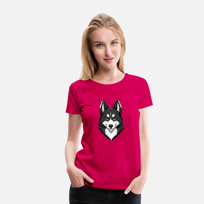 beautiful dog head