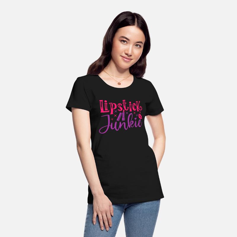 Beauty Saying Lipstick Junkie