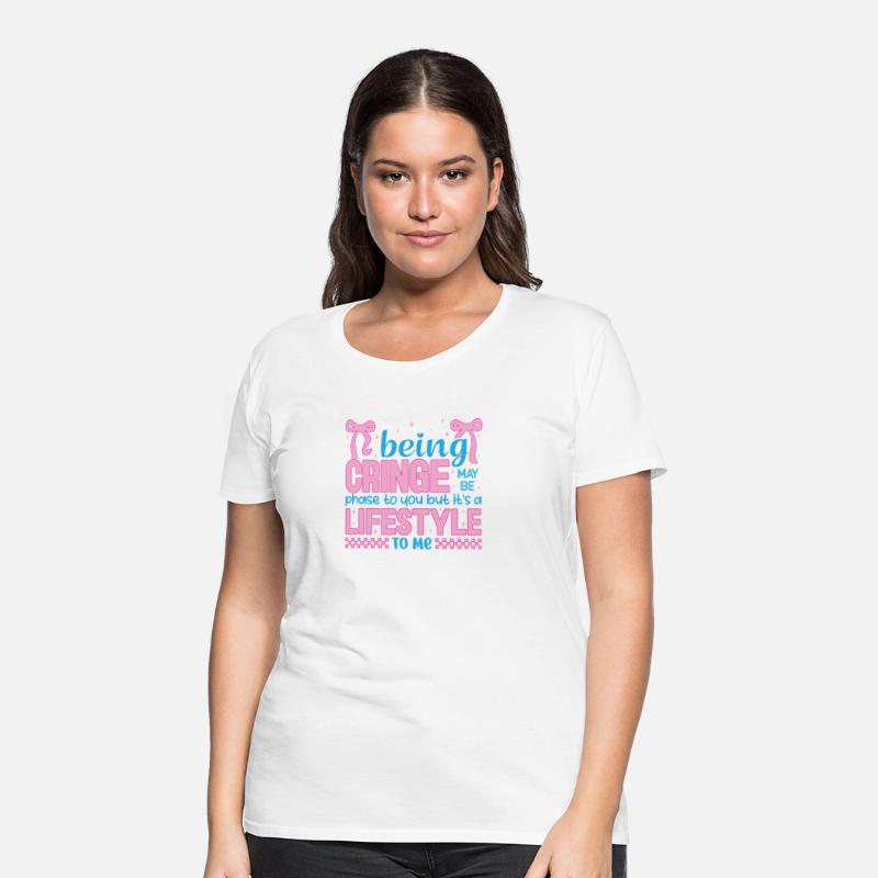 Being Cringe Is a Lifestyle – Cute Kawaii Quote