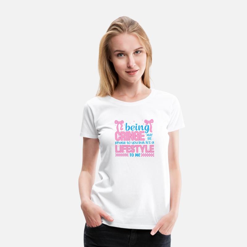Being Cringe Is a Lifestyle – Cute Kawaii Quote
